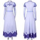 Hazbin Hotel TV Emily Women Purple Dress Party Carnival Halloween Cosplay Costume