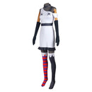 Hazbin Hotel TV Vaggie Women White Dress Party Carnival Halloween Cosplay Costume