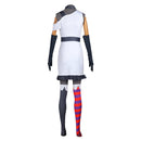 Hazbin Hotel TV Vaggie Women White Dress Party Carnival Halloween Cosplay Costume