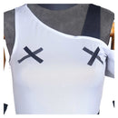 Hazbin Hotel TV Vaggie Women White Dress Party Carnival Halloween Cosplay Costume
