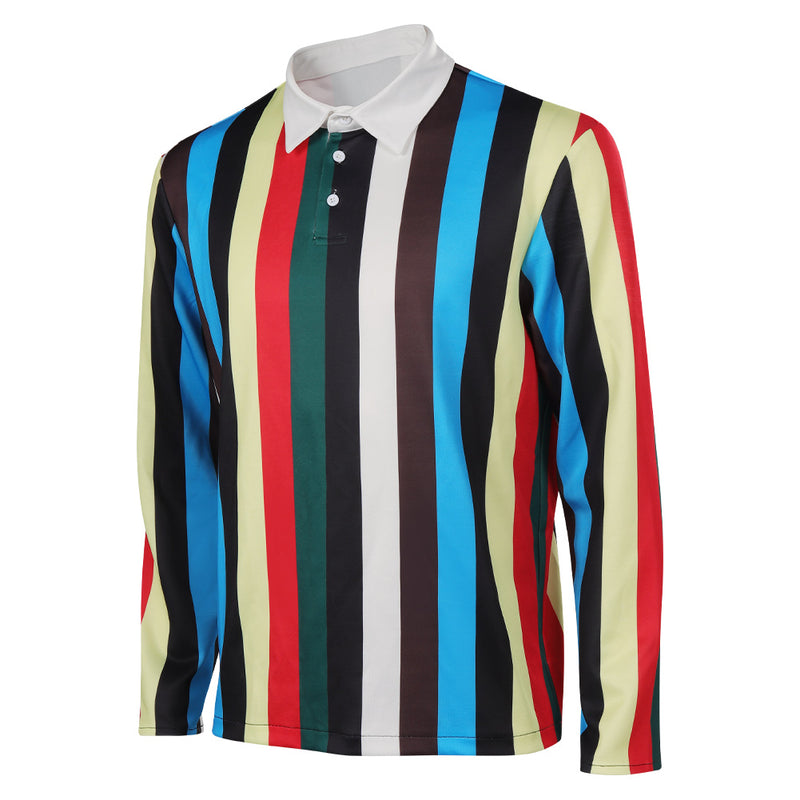 Heartstopper Season 2 Charlie Spring Color stripes Jacket Party Carnival Halloween Cosplay Costume