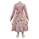 Heidi and Grandpa Pink Kid Children Dress Medieval Clothing Party Carnival Halloween Cosplay Costume