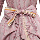 Heidi and Grandpa Pink Kid Children Dress Medieval Clothing Party Carnival Halloween Cosplay Costume