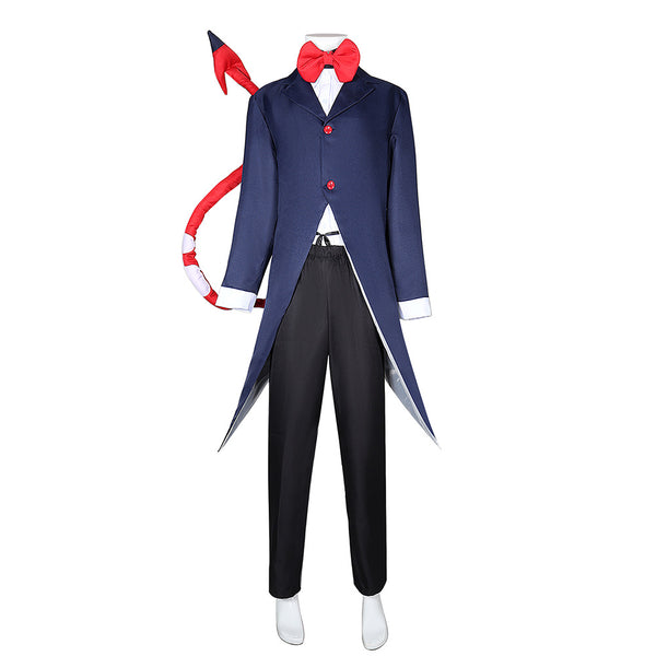 Helluva Boss Hazbin Hotel TV Moxxie Blue Outfit Party Carnival Halloween Cosplay Costume