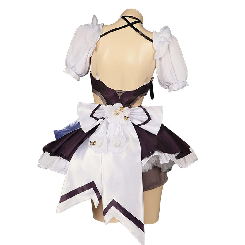 Honkai Impact 3 Game Elysia Women Maid Dress Party Carnival Halloween Cosplay Costume