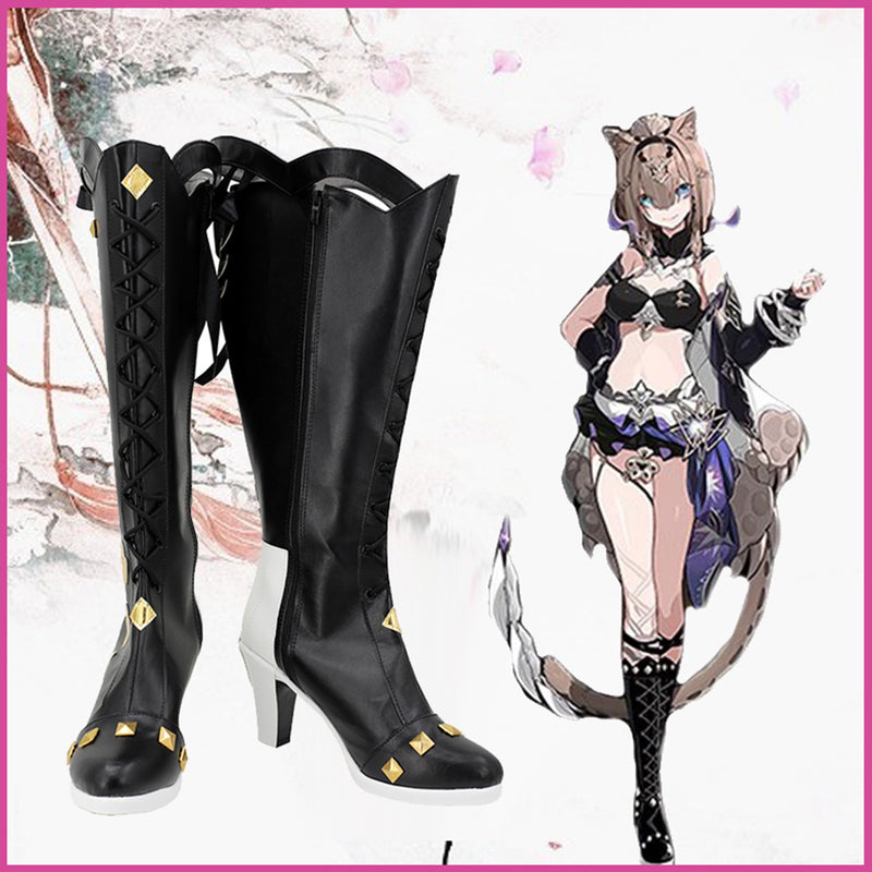 Honkai Impact 3rd Pardofelis Cosplay Boots Shoes Party Carnival Halloween Cosplay Accessory