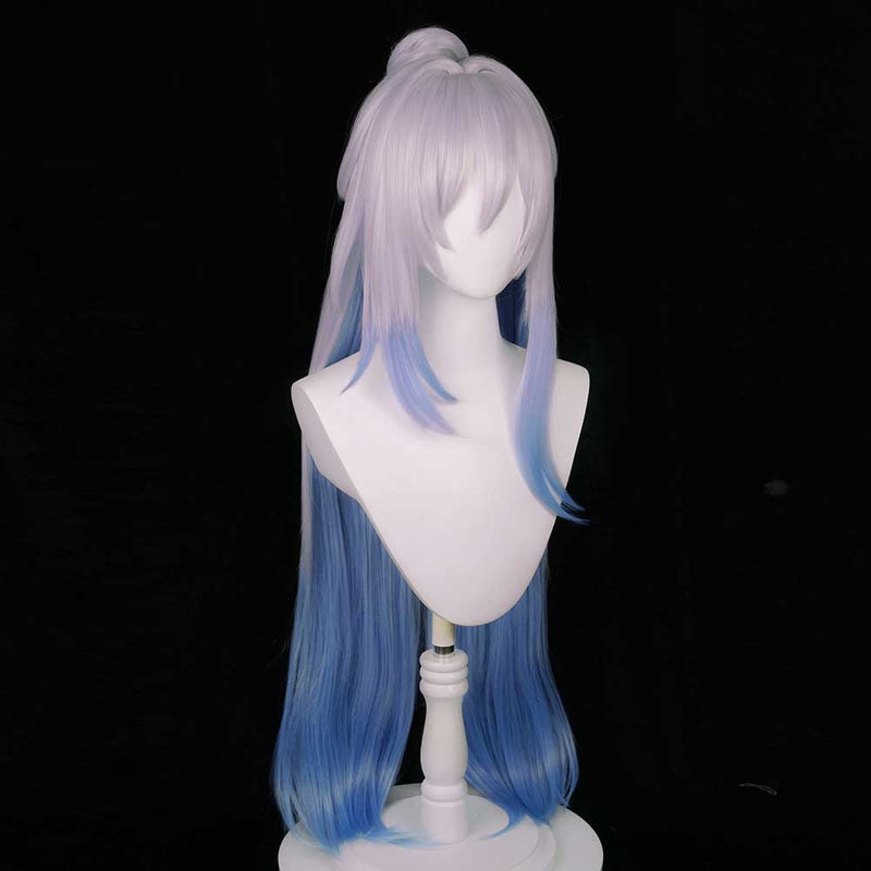 Honkai Star Rail Game Jingliu Cosplay Wig Heat Resistant Synthetic Hair Party Carnival Halloween Props