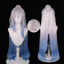 Honkai Star Rail Game Jingliu Cosplay Wig Heat Resistant Synthetic Hair Party Carnival Halloween Props