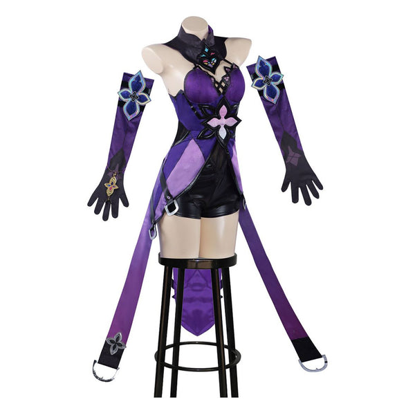 Honkai: Star Rail Game Black Swan Women Outfit Halloween Party Carnival Cosplay Costume