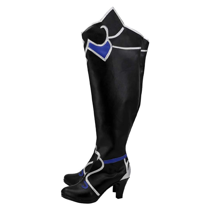 Honkai: Star Rail Game Jingliu Women Black Cosplay Shoes Boots Halloween Costumes Accessory Custom Made