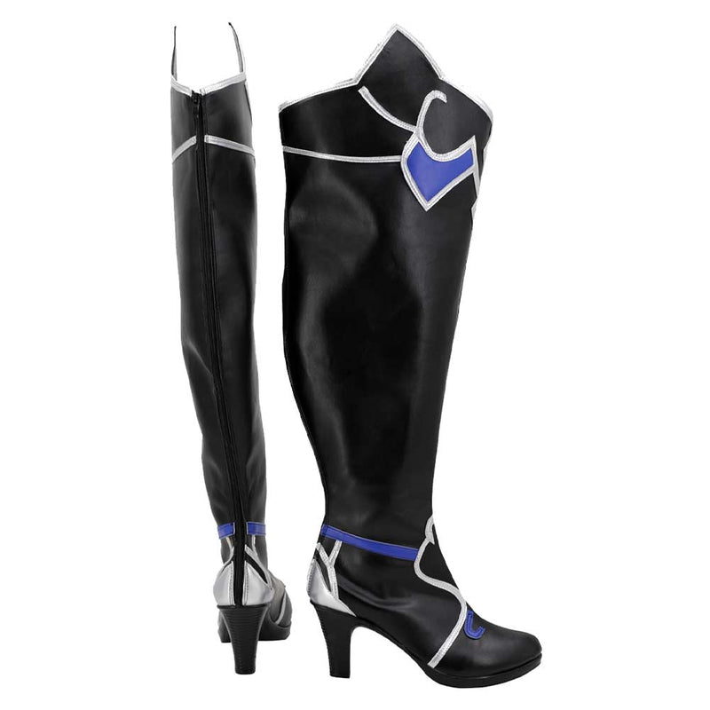 Honkai: Star Rail Game Jingliu Women Black Cosplay Shoes Boots Halloween Costumes Accessory Custom Made