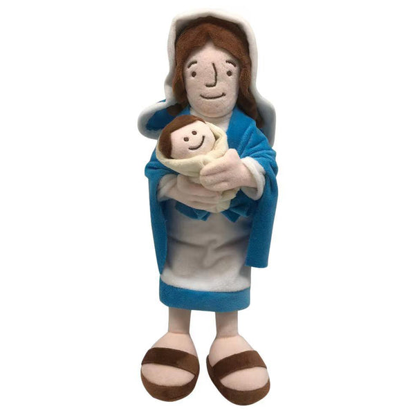 Immaculate 2024 Movie Virgin Mary Cosplay Plush Toys Cartoon Soft Stuffed Dolls Mascot Birthday Xmas Gift