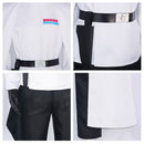 Imperial Officer White Uniform Party Carnival Halloween Cosplay Costume
