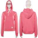 Invincible Atom Eve Female Pink Sweatshirt Eyemask Party Carnival Halloween Cosplay Costume