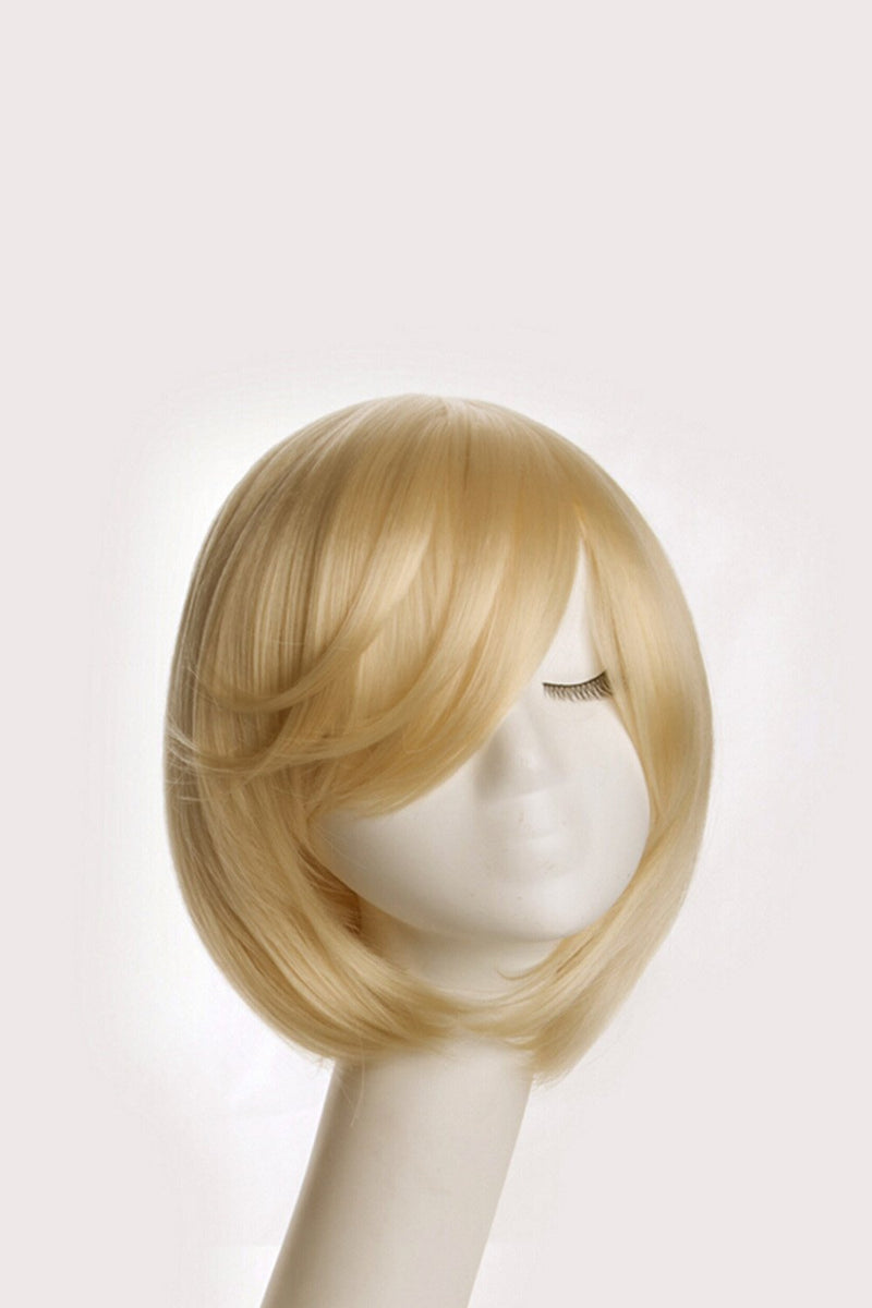 Yuri Plisetsky Short Blonde Wig Cosplay Wigs