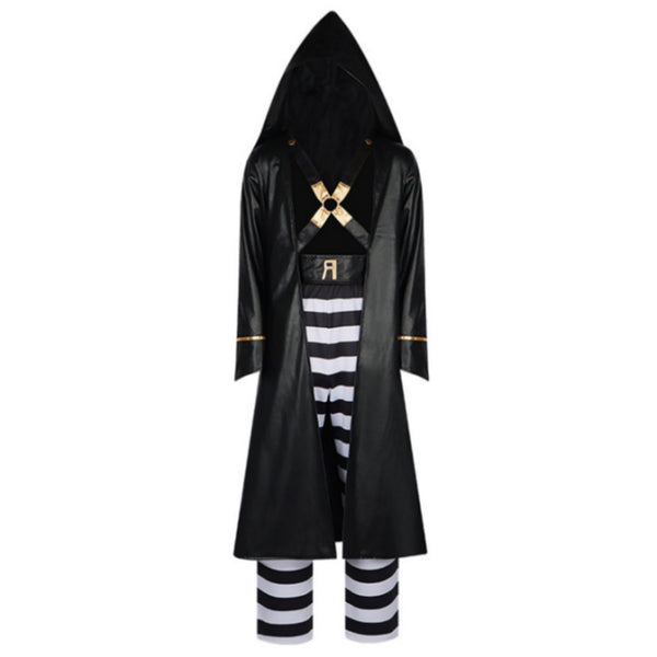 JoJo's Bizarre Adventure Anime Risotto Nero Black Suit Party Carnival Halloween Cosplay Costume