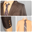 Joker: Folie à Deux (2024) Movie Arthur Fleck Brown Suit Party Carnival Halloween Cosplay Costume