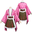 Kanroji Mitsuri Women Kimono Outfit Party Carnival Halloween Cosplay Costume