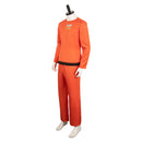Lethal Company Game Orange Outfit Party Carnival Halloween Cosplay Costume
