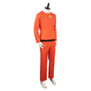Lethal Company Game Orange Outfit Party Carnival Halloween Cosplay Costume