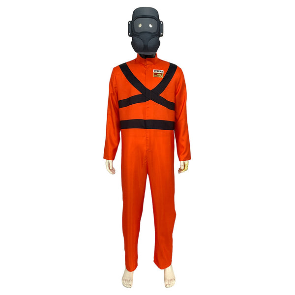 Lethal Company Game Player Protective Jumpsuit Party Carnival Halloween Cosplay Costume