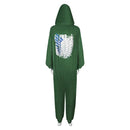 Levi Ackerman Eren Yeager Anime Wings of Liberty Original Design Pajamas Halloween Party Carnival Cosplay Costume