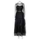 Lisa Frankenstein 2024 Movie Misty Women Black Dress Party Carnival Halloween Cosplay Costume