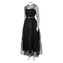 Lisa Frankenstein 2024 Movie Misty Women Black Dress Party Carnival Halloween Cosplay Costume