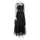 Lisa Frankenstein 2024 Movie Misty Women Black Dress Party Carnival Halloween Cosplay Costume