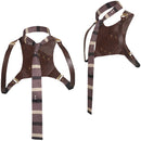 Loki Brown Back Strap Necktie Party Carnival Halloween Cosplay Accessories
