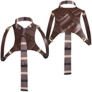 Loki Brown Back Strap Necktie Party Carnival Halloween Cosplay Accessories