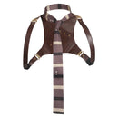 Loki Brown Back Strap Necktie Party Carnival Halloween Cosplay Accessories