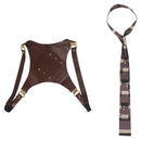 Loki Brown Back Strap Necktie Party Carnival Halloween Cosplay Accessories