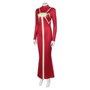Madame Web 2024 Movie Women Red Dress Party Carnival Halloween Cosplay Costume
