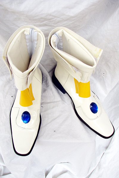 Magical Girl Lyrical Nanoha Cosplay Boots Shoes White