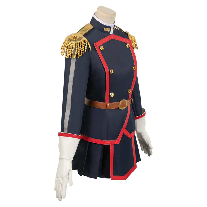 Mato Seihei no Slave Anime Kyoka Uzen Women Blue Dress Outfit Party Carnival Halloween Cosplay Costume