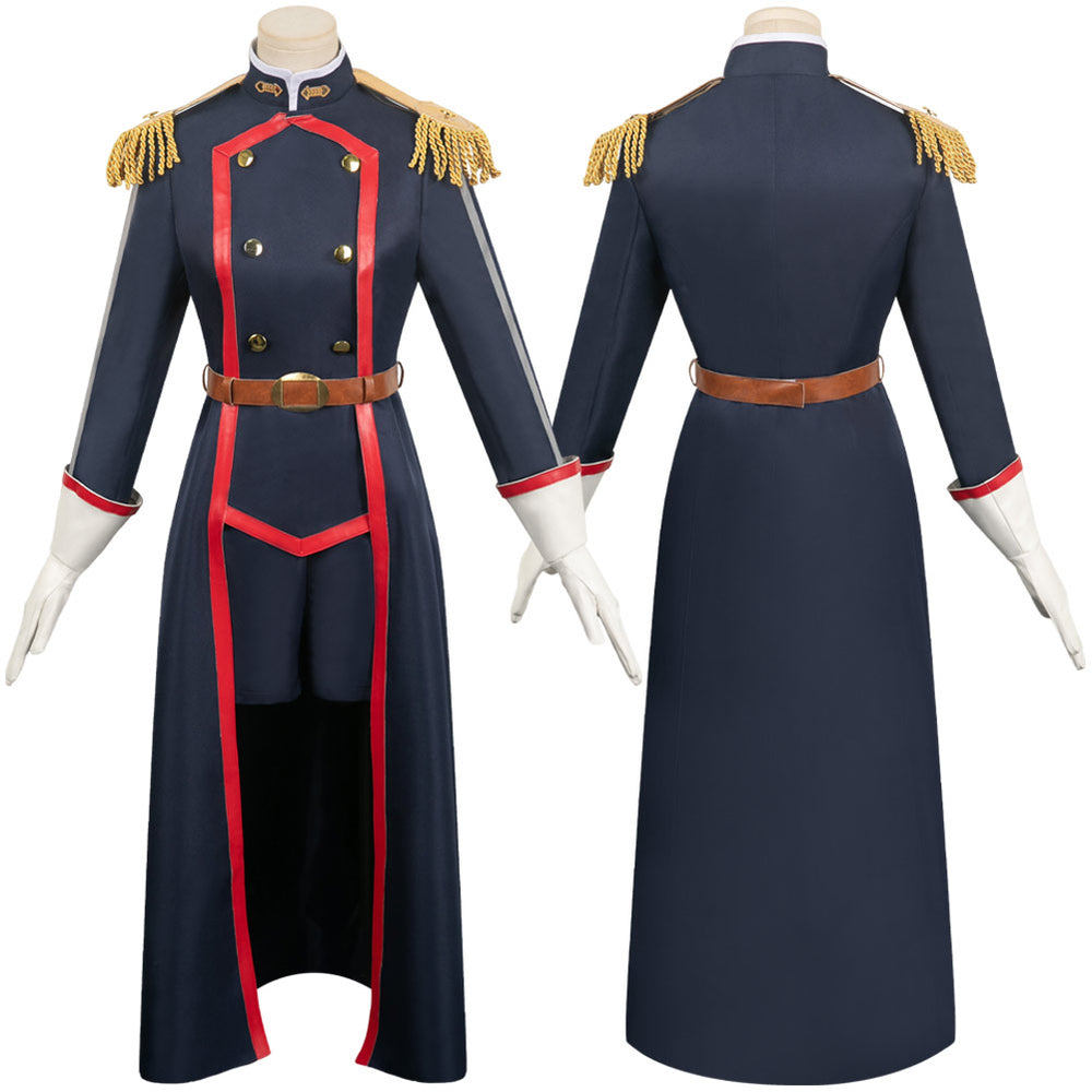 Chained Soldier Anime Tenka Izumo Women Blue Outfit Party Carnival Hal