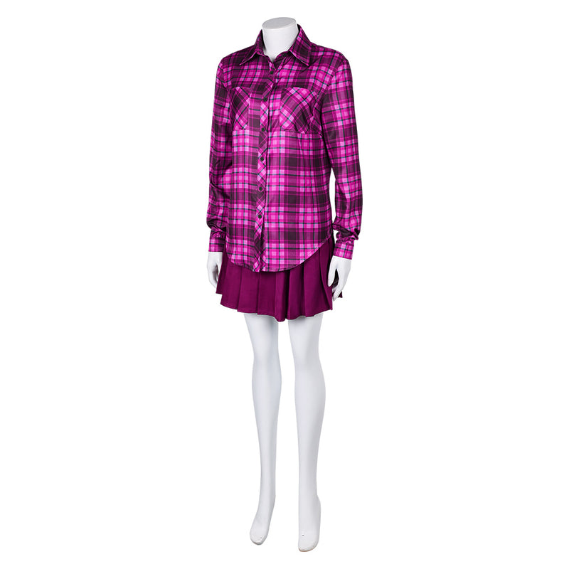 Mean Girls 2024 Cady Heron Purple Dress Set Party Carnival Halloween Cosplay Costume