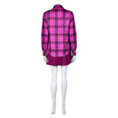Mean Girls 2024 Movie Cady Heron Purple Dress Set Party Carnival Halloween Cosplay Costume