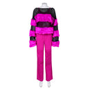 Mean Girls 2024 Movie Janis Ian Women Purple Outfit Party Carnival Halloween Cosplay Costume