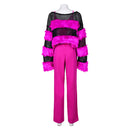 Mean Girls 2024 Movie Janis Ian Women Purple Outfit Party Carnival Halloween Cosplay Costume