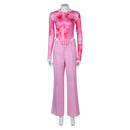 Mean Girls 2024 Movie Regina George Women Pink Suit Party Carnival Halloween Cosplay Costume