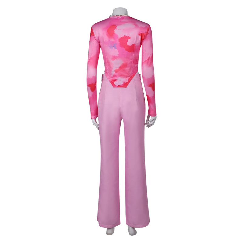 Mean Girls 2024 Movie Regina George Women Pink Suit Party Carnival Halloween Cosplay Costume