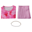 Mean Girls 2024 Movie Regina George Women Pink Suit Party Carnival Halloween Cosplay Costume