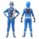 Mighty Morphin Power Rangers Anime Melto Kids Children Blue Jumpsuit Party Carnival Halloween Cosplay Costume
