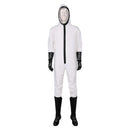 Money Heist TV Michel Gil White Jumpsuit Party Carnival Halloween Cosplay Costume