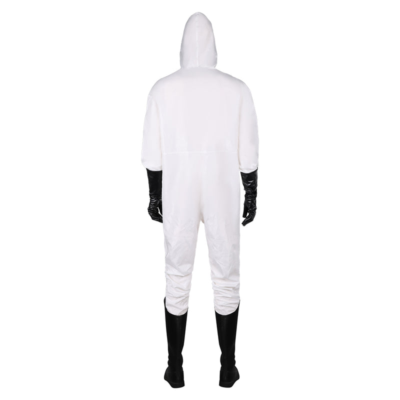 Money Heist TV Michel Gil White Jumpsuit Party Carnival Halloween Cosplay Costume