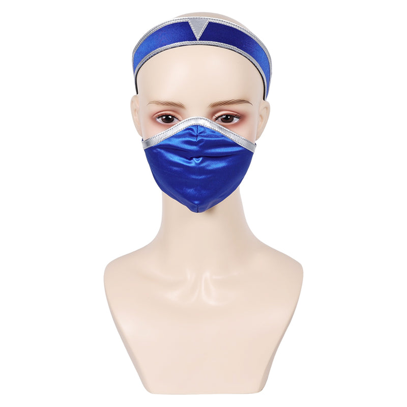 Mortal Kombat 1 Game Kitana Women Blue Bikini Suit Party Carnival Halloween Cosplay Costume