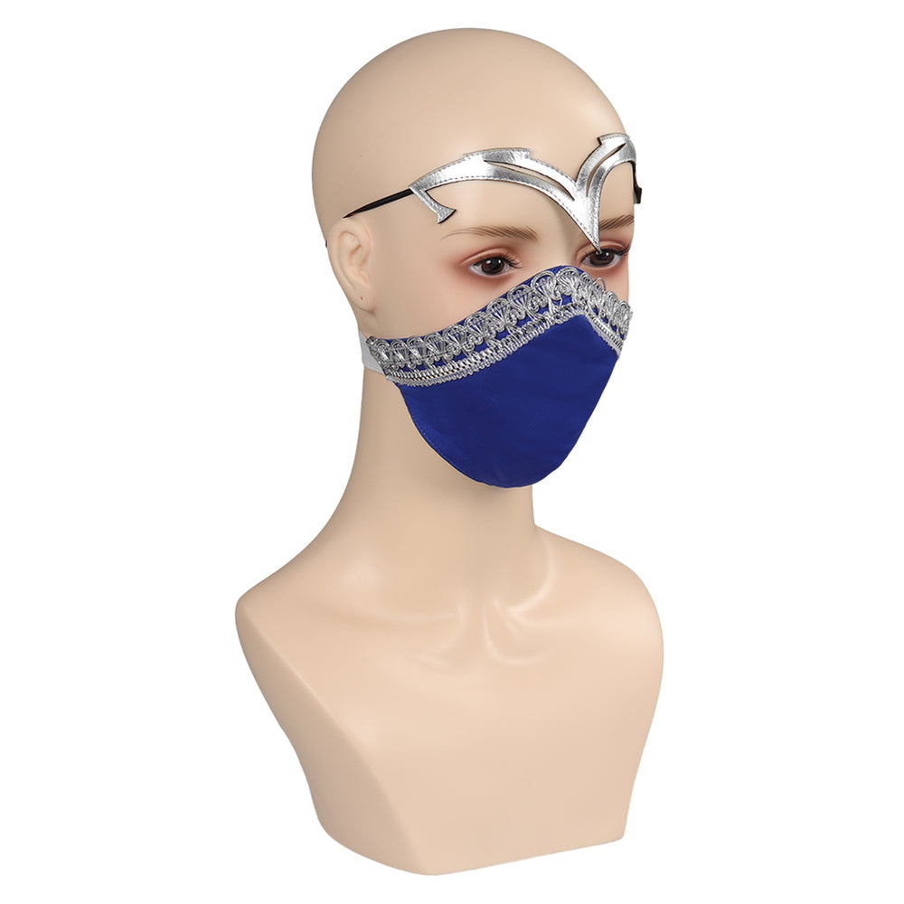 Mortal Kombat 1 Kitana Women Latex Masks Helmet Masquerade Party