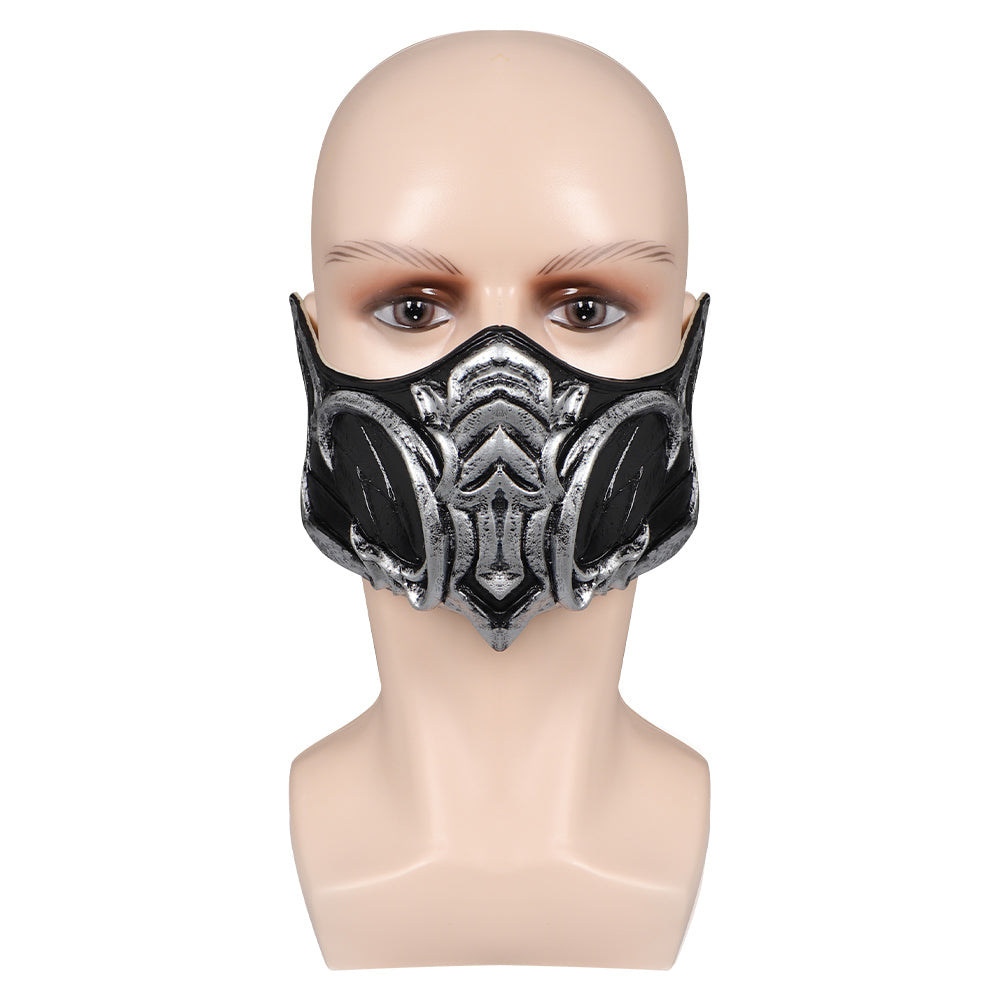 Mortal Kombat 1 Sub-Zero Flashy Latex Masquerade Masks Party Carnival